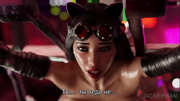 Женщина Кошка попалась Харли Квинн и получила яркий оргазм!